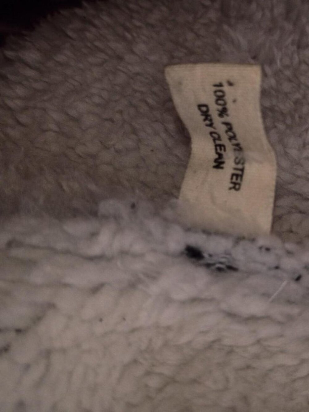 Lincoln Outfitters Sherpa Draped Vest Black/Brown Cream One Size NWT - Picture 5 of 6